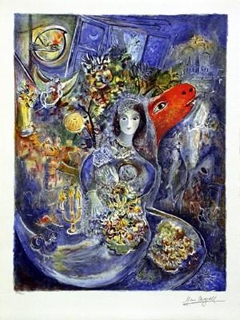 Bella by Marc Chagall art print