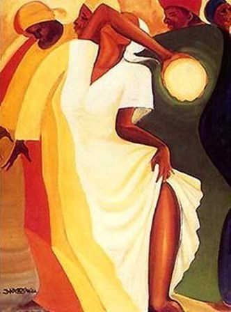 Solo Tambourine by Bernard Stanley Hoyes art print