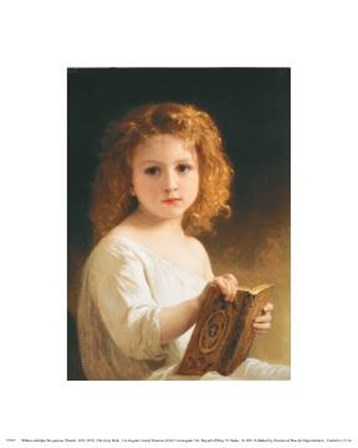 Story Book by William Adolphe Bouguereau art print