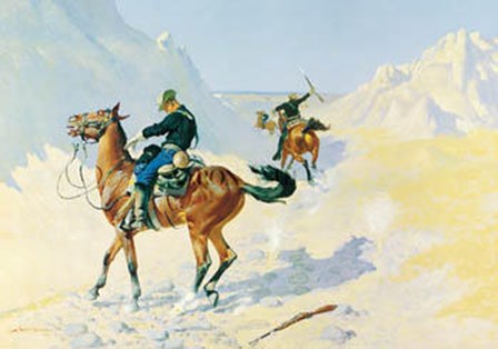 The Advance Guard by Frederic Remington art print