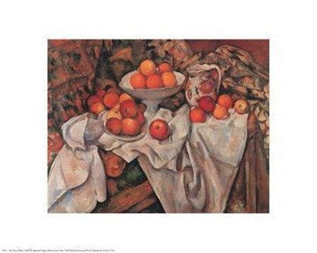 Apples And Oranges by Paul Cezanne art print