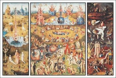 Garden Of Earthly Delights by Hieronymus Bosch art print