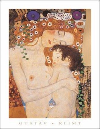 Mother And Child by Gustav Klimt art print