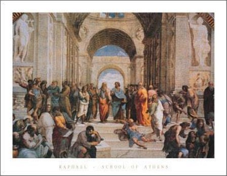 School of Athens by Raphael art print