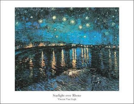 Starlight Over Rhone by Vincent Van Gogh art print