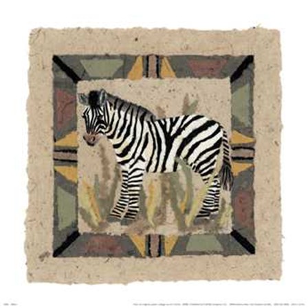 Zebra by Linn Done art print
