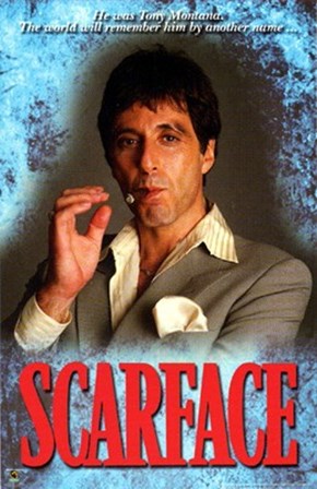 Scarface, Tony Montana art print