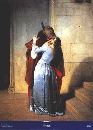 Il Bacio by Francesco Hayez art print