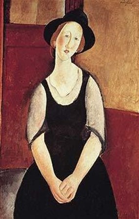 Portrait Of Thora Klinchowstrom by Amedeo Modigliani art print