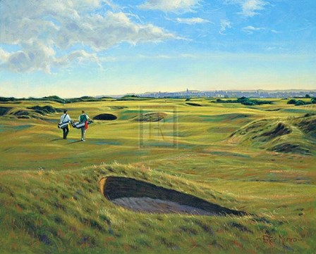 St Andrews 13Th - &#39;Hole O&#39;cross (In)&#39; by Robyn Munro art print