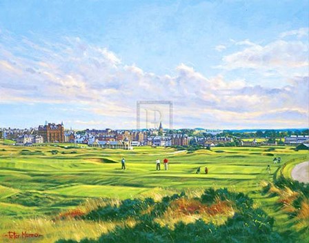 St Andrews 15Th - &#39;Cartgate (In) by Robyn Munro art print