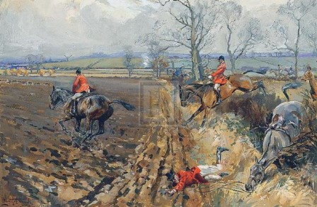 Duke of Rutland&#39;s Hounds by Lionel Edwards art print