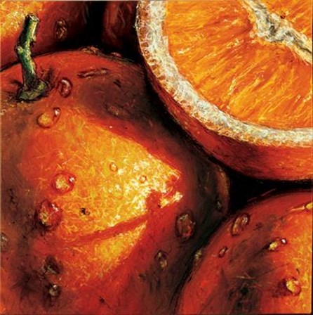 Oranges art print