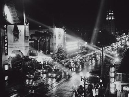 Hollywood California, 1940 art print