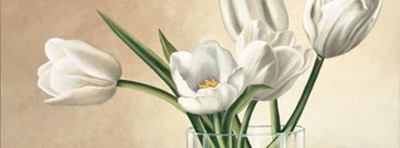 Vaso Con Tulipani Bianchi by Eva Barberini art print