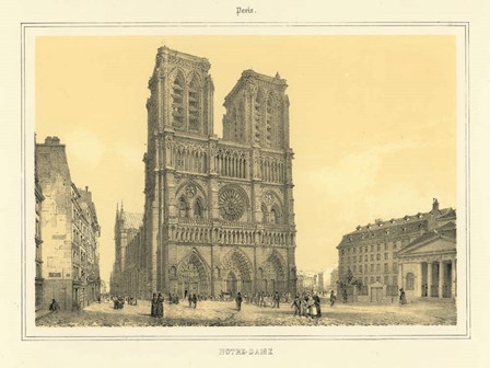 Notre Dame art print