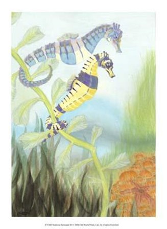 Seahorse Serenade III by Charles Swinford art print