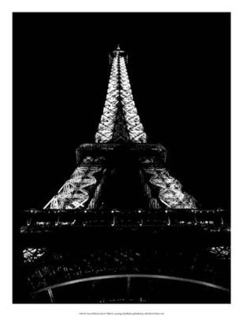 Tour Eiffel La Nuit by H. Jennings Sheffield art print