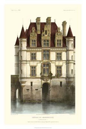 French Chateaux In Brick I by Victor Petit art print