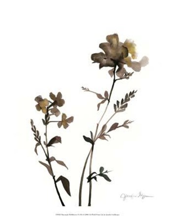 Watermark Wildflowers VI by Jennifer Goldberger art print
