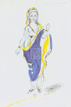 Designs for Cleopatra Xxxvi by Oliver Messel art print