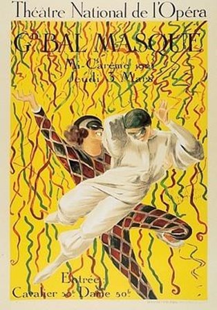 Theatre National De L&#39;opera by Leonetto Cappiello art print