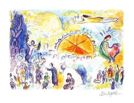 Four Seasons by Marc Chagall art print