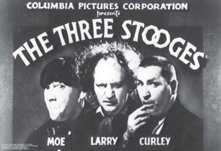 Three Stooges: Opening Credits art print