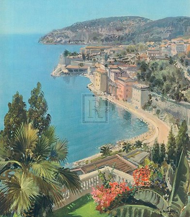 La Rade De Villefranche by Gabriel Deschamps art print