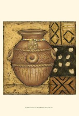 African Earthenware II by Chariklia Zarris art print