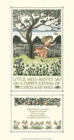 Little Miss Muffet by Francis D. Bedford art print