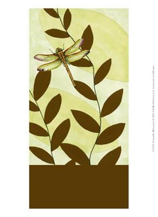 Dragonfly Whimsey I by Jennifer Goldberger art print
