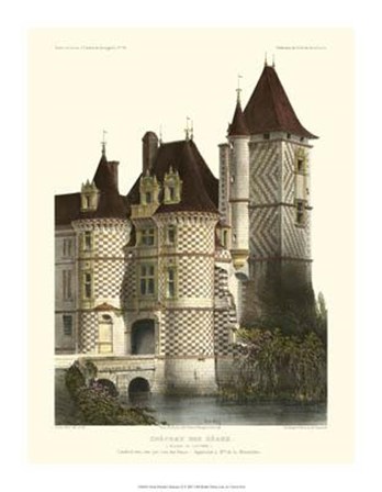 Petite French Chateaux X by Victor Petit art print