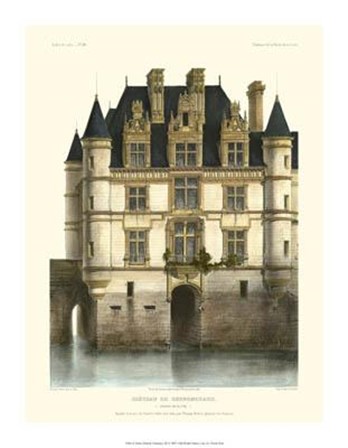 Petite French Chateaux XI by Victor Petit art print