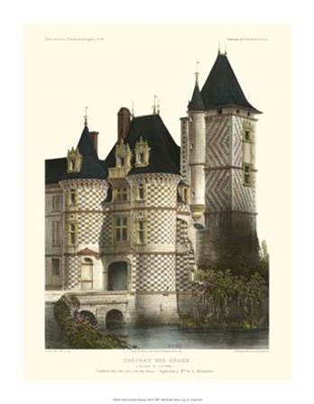 Petite French Chateaux XII by Victor Petit art print