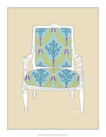 Decorative Chair III by Chariklia Zarris art print