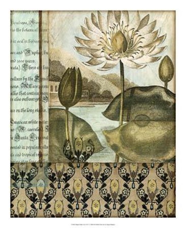 Elegant Water Lily I by Megan Meagher art print