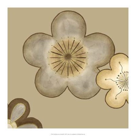 Pop Blossoms In Neutral II by June Erica Vess art print