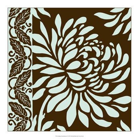 Striking Chrysanthemums II by Nancy Slocum art print