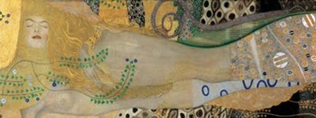 Water Serpents I, c.1904 (detail) by Gustav Klimt art print