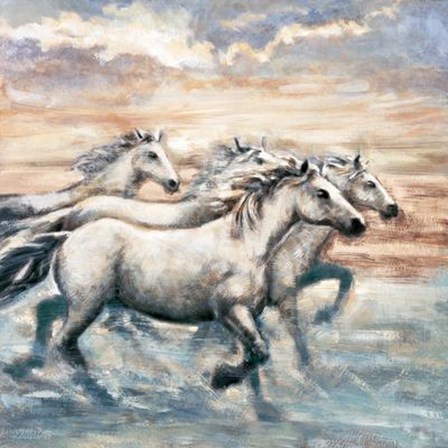 Running Horses II by Ralph Steele art print