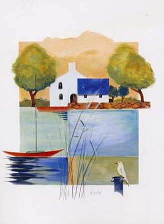 Village By The Bay IV by Heinz Kirchner art print
