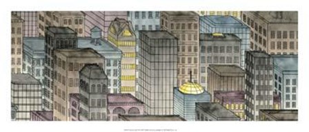 City By Night II by Charles Swinford art print
