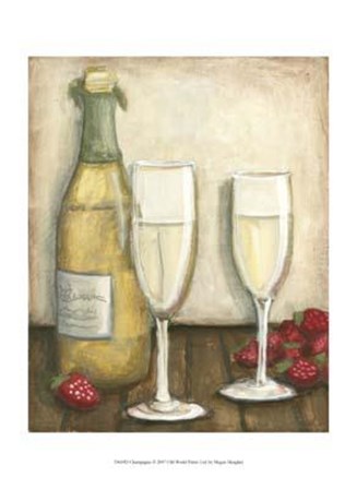 Champagne by Megan Meagher art print