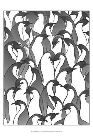 Penguin Family II by Charles Swinford art print
