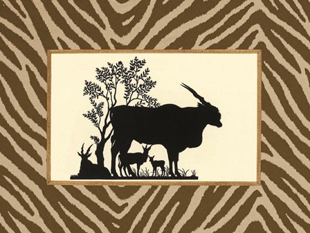 Serengeti Silhouette I by Sarah Elizabeth Chilton art print