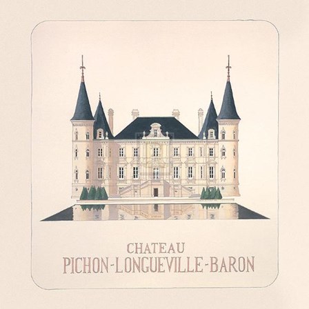 Chateau Pichon I by Andras Kaldor art print