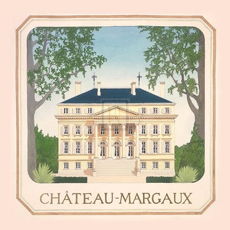 Chateau Margaux by Andras Kaldor art print