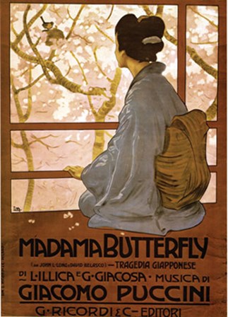 Madama Butterfly by Leopoldo Metlicovitz art print