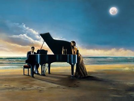 Moonlight Serenade by Ron Di Scenza art print